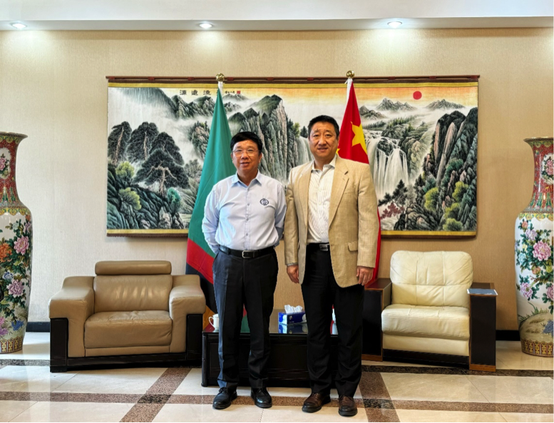 milan米兰资源董事长王平卫拜会中国驻赞比亚大使韩镜