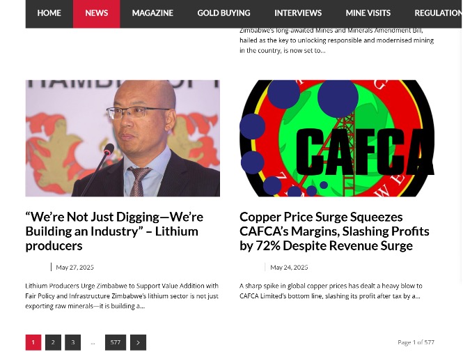 milan米兰资源比基塔矿业总经理宫学东受邀参加 2025年津巴布韦矿业商会年度矿业会议