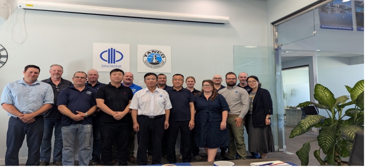 milan米兰资源集团董事长王平卫到加拿大 TANCO矿山检查调研